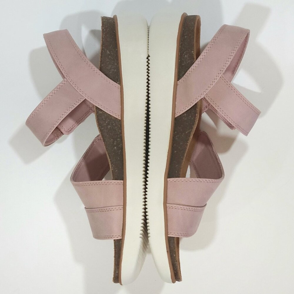 Skechers Cali Lifted Comfort Footbed Sandals Blush Cork size 7 NWOB Blush Rose - Picture 3 of 5
